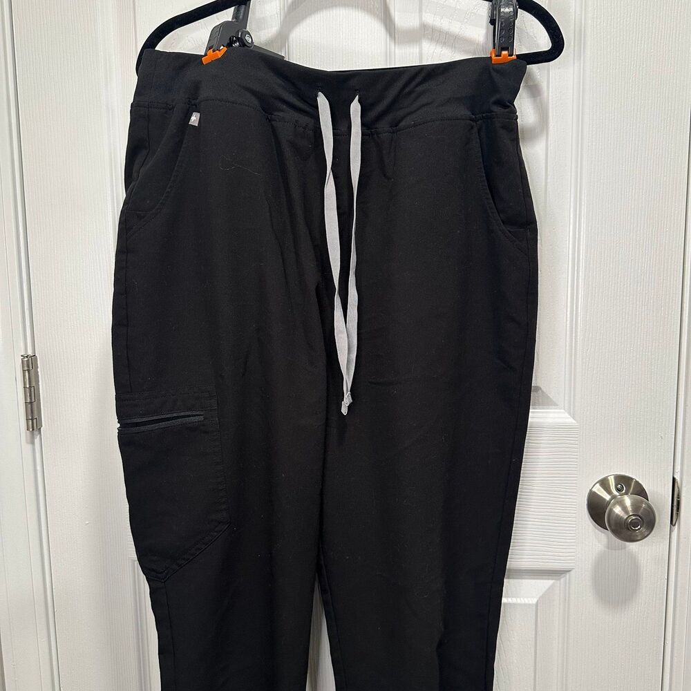 FIGS Zamora Jogger Pants - Black, Women’s Size L